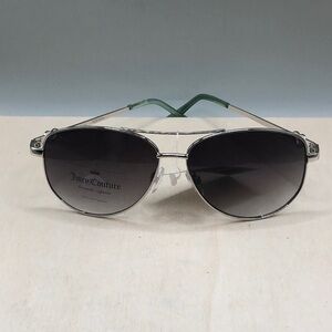 JUICY COUTURE WJC 61SG18S Aviator Sunglasses Gradient Double Bridge.